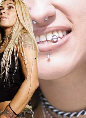 Getting an earlobe or eyebrow or tongue pierced is increasingly popular with 