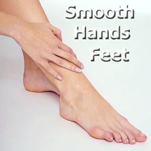 Caring for rough hands and feet