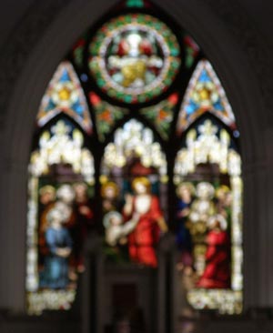 Stained Glass image out-of-focus